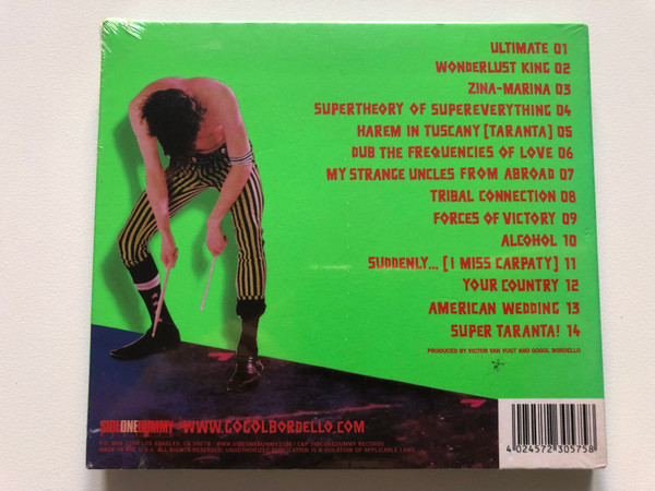 Gogol Bordello – Super Taranta! / SideOneDummy Records Audio CD / SD1334-2
