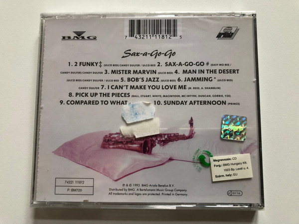 Candy Dulfer – Sax-A-Go-Go / BMG Audio CD 1993 / 74321 111812