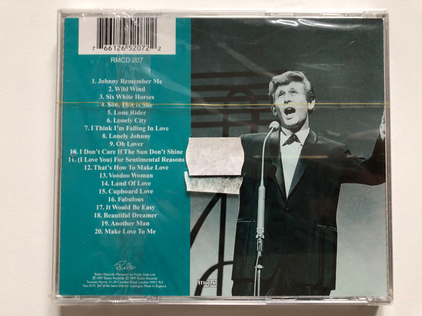 John Leyton – Archive Series / 20 tracks featuring: Johnny Remember Me; Wild Wind, Lone Rider; Son, This Is She; Lonely City / Rialto Audio CD 1997 / RMCD 207
