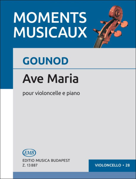 Gounod, Charles: Ave Maria / MM-28 / Edited by Pejtsik Árpád / Editio Musica Budapest Zeneműkiadó / 1991 / Közreadta Pejtsik Árpád