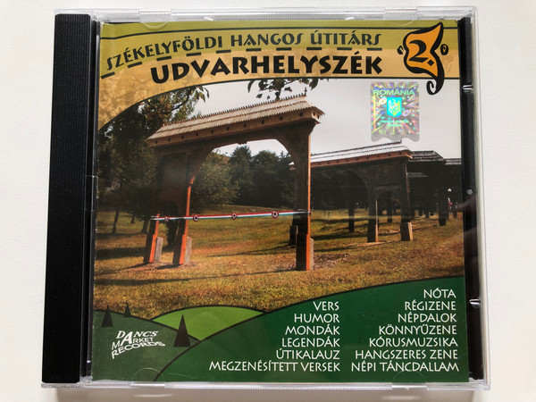 Székelyföldi Hangos Utitárs 2. Udvarhelyszék / Vers, Humor, Mondak, Legendak, Utikalauz, Megzenesitett Versek, Nota, Regizene, Nepdalok, Konnyuzene, Korusmuzsika, Hangszeres Zene / Dancs Market Records Audio CD 2006 / DMR-091