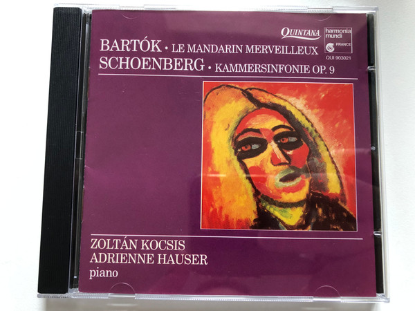 Bartók - Le Mandarin Merveilleux; Schoenberg - Kammersinfonie Op. 9 / Zoltan Kocsis, Adrienne Hauser (piano) / Quintana Audio CD 1992 / QUI 903021