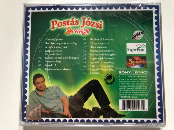 Postas Jozsi - 2x csenget / Kozremukodik Galambos Lajos a Furedi Anna-Balon , C. Dalban / Sony BMG Music Audio CD 2006 / 82876809242