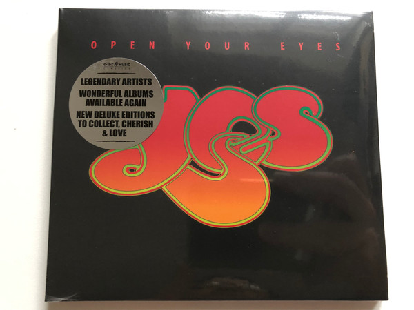 Yes – Open Your Eyes / Legendary Artists. Wonderful Albums Available Again. New Deluxe Editions To Collect, Cherish & Love / Ear Music Audio CD 2019 / 0214800EMX