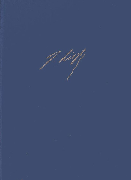 Liszt Ferenc: Années de Pelerinage (I/7) / Second year - Italy / Edited by Sulyok Imre, Mező Imre / Editio Musica Budapest Zeneműkiadó / 1974 