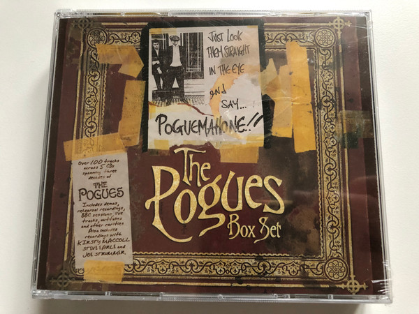 The Pogues Box Set / Just Look Them Straight In The Eye And Say... Poguemahone!! / Rhino Records 5x Audio CD 2008, Box Set / 2564647295