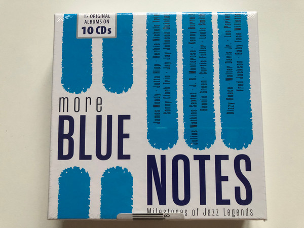 More Blue Notes - Milestones Of Jazz Legends / James Moody, Jutta Hipp, Herbie Nichols Trio, Sonny Clark Trio, Jay Jay Johnson Quintets, Julius Watkins Sextet, J.R. Monterose, Kenny Burrell / Documents 10x Audio CD, Box Set / 600450