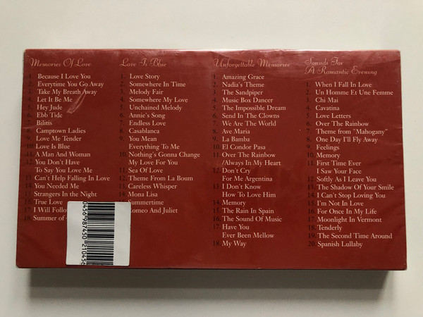 Romantic Moments - With Starlight Strings / 4 Compact discs, over 3 and a half hours, 72 tracks / Love Story, Summertime, Endless Love, Uncained Melody, When I Fall In Love / New Sound 2000 4x Audio CD, Box Set 2002 / NSTBX445