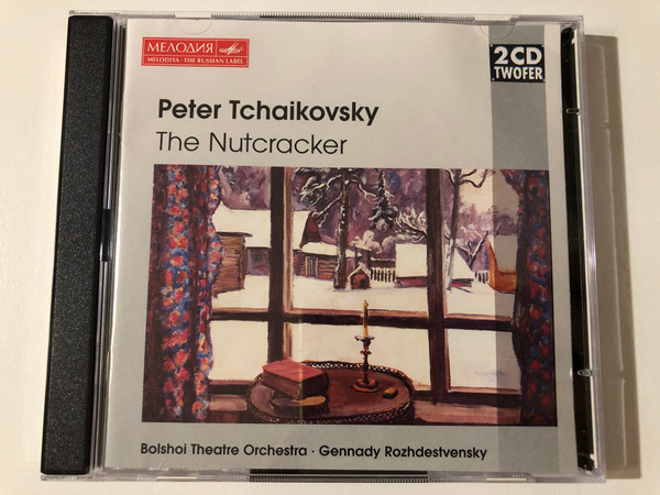 Peter Tchaikovsky - The Nutcracker / Bolshoi Theatre Orchestra, Gennadi Rozhdestvensky / 2 CD Twofer / Мелодия 2x Audio CD 1996 Stereo / 74321 40067 2