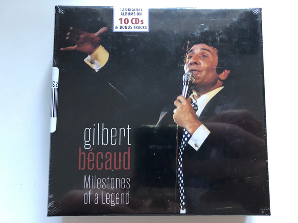 Gilbert Bécaud – Milestones Of A Legend / 12 Original Albums On 10 CDs & Bonus Tracks / Documents 10x Audio CD, Box Set / 600357