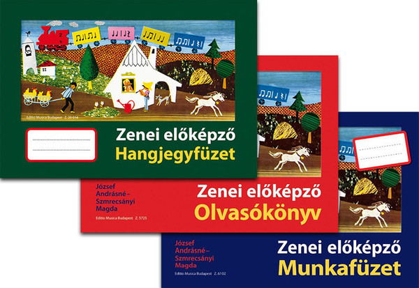 József Andrásné, Szmrecsányi Magda: Zenei előképző csomag (Olvasókönyv + munkafüzet + hangjegyfüzet) / Editio Musica Budapest Zeneműkiadó / 2018