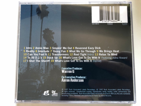 Warren G – Take A Look Over Your Shoulder (Reality) / Def Jam Music Group Audio CD 1997 / 533 484-2