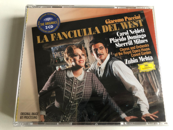 Giacomo Puccini - La Fanciulla Del West / Carol Neblett, Placido Domingo, Sherrill Milnes/ Chorus And Orchestra Of The Royal Opera House Covent Garden, Zubin Mehta / Deutsche Grammophon 2x Audio CD Stereo / 474 840-2