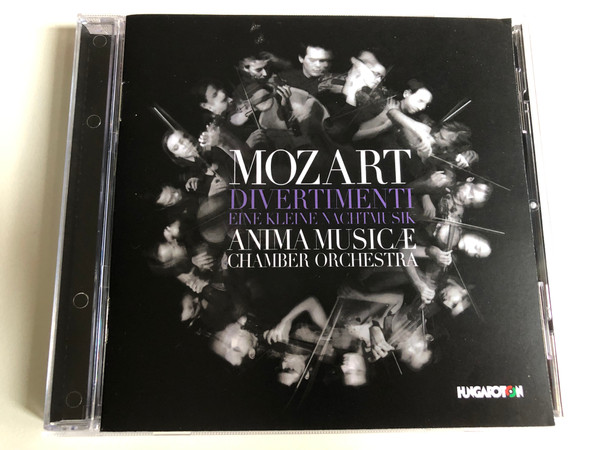 Mozart - Divertimenti; Eine Kleine Nachtmusik / Anima Musicae Chamber Orchestra / Hungaroton Audio CD 2014 / HCD 32752