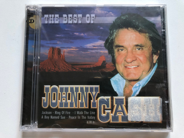 The Best Of Johnny Cash / Jackson, Ring Of Fire, I Walk The Line, A Boy Named Sue, Peace In The Valley, a. m. o. / Eurotrend 2x Audio CD / CD 246.373