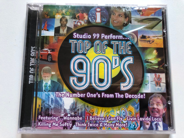 Studio 99 Perform...Top Of The 90's - The Number One's From The Decade! / Featuring... Wannabe; I Belive I Can Fly; Livin La Vida Loca; Killing Me Softly; Think Twice & Many More! / Going For A Song Audio CD / GFS488 (5033107148820)