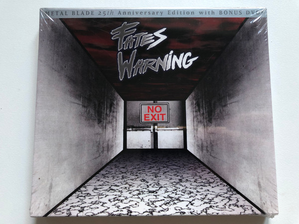 Fates Warning – No Exit / Metal Blade 25th Anniversary Edition with Bonus DVD / Metal Blade Records Audio CD + DVD Video 2007 / 3984-14636-2