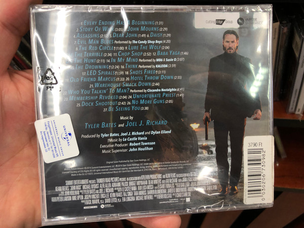 John Wick (Original Motion Picture Soundtrack) - Score by Tyler Bates And Joel J. Richard / Varèse Sarabande Audio CD 2014 / 302 067 309 8
