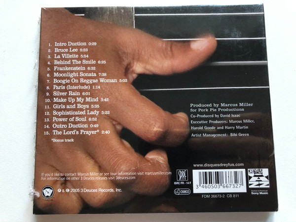 Marcus Miller – Silver Rain / 3 Deuces Records Audio CD 2005 / FDM 36673-2