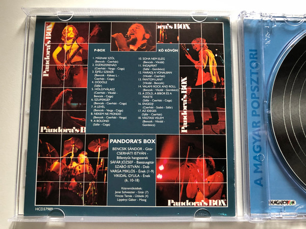 Pandora's Box – P. Box; Kő Kövön / 2 Album 1 CD-n / Hungaroton Audio CD 1999 / HCD 37989