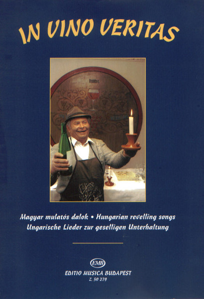 In vino veritas / Hungarian revelling songs voice and violin part with piano accompaniment and indication of harmony / Compiled and edited by Vas Gábor / Violin part: Mészáros Tivadar / Editio Musica Budapest Zeneműkiadó / 2001 / Összeállította és közreadja Vas Gábor / Hegedűszólam: Mészáros Tivadar 