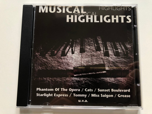Musical Highlights / Phantom Of The Opera; Cats; Sunset Boulevard; Starlight Express; Tommy; Miss Saigon; Graase; u. v. a. / Arcade Music Company Audio CD 1996 / 8800427