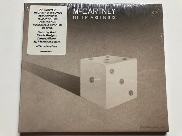 McCartney - III Imagined / An Album Of McCartney III Songs Reimagined By Fellow Artists And Friedns Personally Curated By Paul / Featuring Beck, Phoebe Bridgers, Damon Albarn, St. Vincent / Capitol Records Audio CD 2021 / 00602435136493