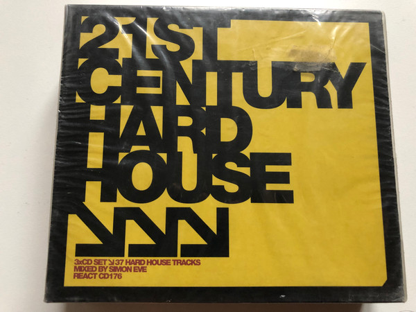 21st Century Hard House / 3xCD Set, 37 Hard House Tracks Mixed By Simon Eve / React 3x Audio CD 2000 / REACT CD 176