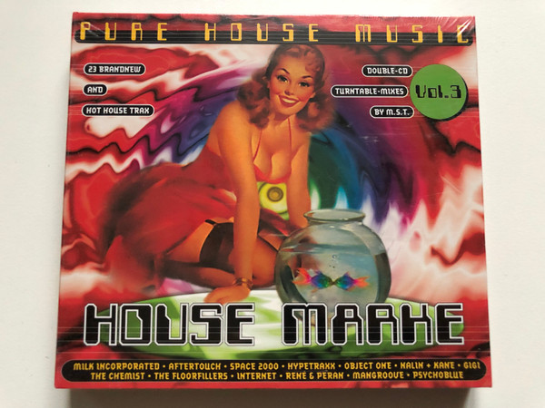 House Marke Vol.3 / Pure House Music / 23 Brandnew And Hot House Trax. Double-CD Turntable-Mixes By M. S. T. / Milk Incorporated, Aftertouch, Space 2000, Hypetraxx, Object One, Nalin, Kane / Sub Terranean 2x Audio CD 1997 / SPV 089-47472