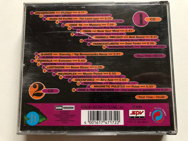 Nimm 2 - Vol. III / Rave-und Techno-Traxx mit wertvollen Vitaminen / Der ultimative Sampler. Fur die ganze Familie / Einmal Zahlen! Zweimal Raven! / Sub Terranean 2x Audio CD / SPV 085-47172