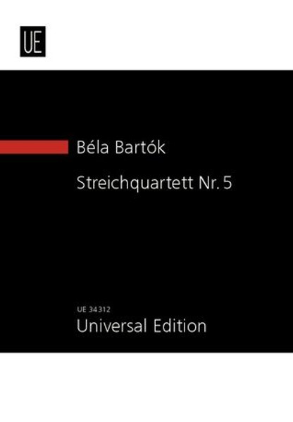 Bartók Béla: String Quartet No.5 / pocket score / Universal Edition / Bartók Béla: V. Vonósnégyes / kispartitúra