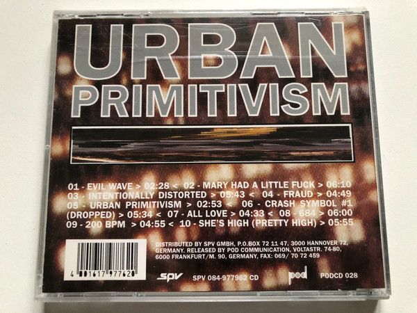 Urban Primitivism – 684 / Pod Communication Audio CD / PODCD 028