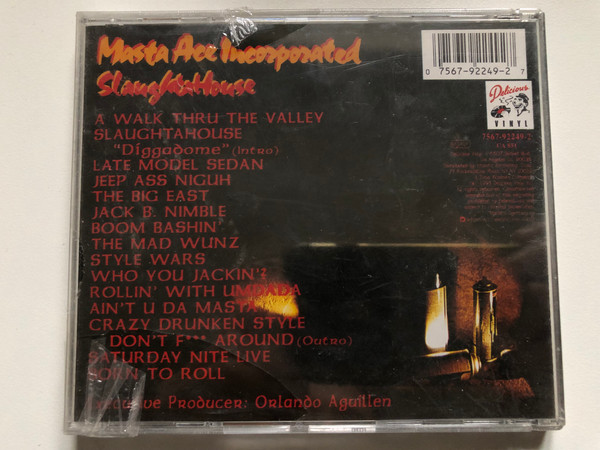 Masta Ace Incorporated – SlaughtaHouse / Delicious Vinyl Audio CD 1993 / 7567-92249-2