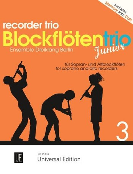 Recorder Trio 3 / Easy pieces from the baroque to classical playing score / Edited by Rosin, Sylvia Corinna, Beutler, Irmhild / Universal Edition / 2015 / Szerkesztette Rosin, Sylvia Corinna, Beutler, Irmhild 