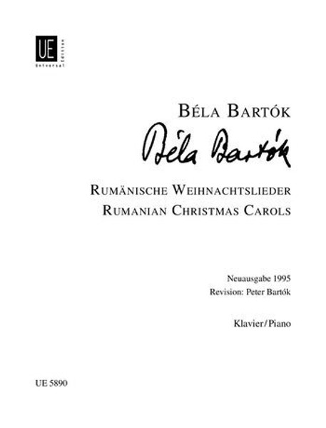 Bartók Béla: Rumänische Weihnachtslieder / Universal Edition