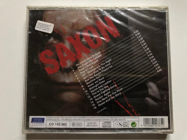 Saxon – We Came Here To Rock / Rock'n Roll Gypsy; Play It Loud; Power And The Glory; Midnight Rider; Fire In The Sky; Denim And Leather / Eurotrend Audio CD / CD 142.365