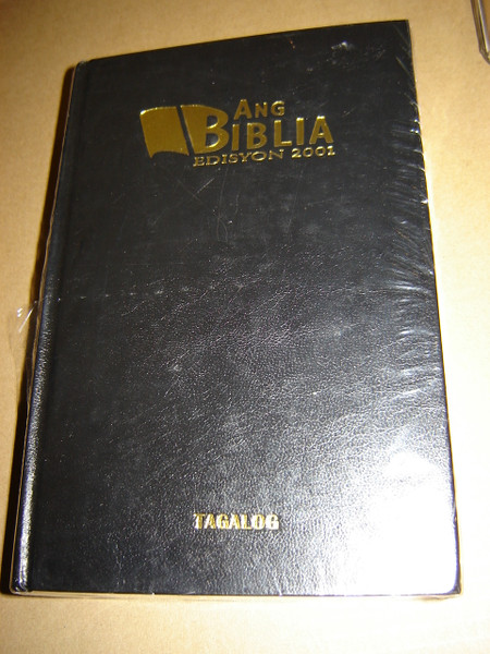 Tagalog Bible / Ang Biblia Edisyon 2001 RTAG 054 / Black Hardcover, Thumb Indexed