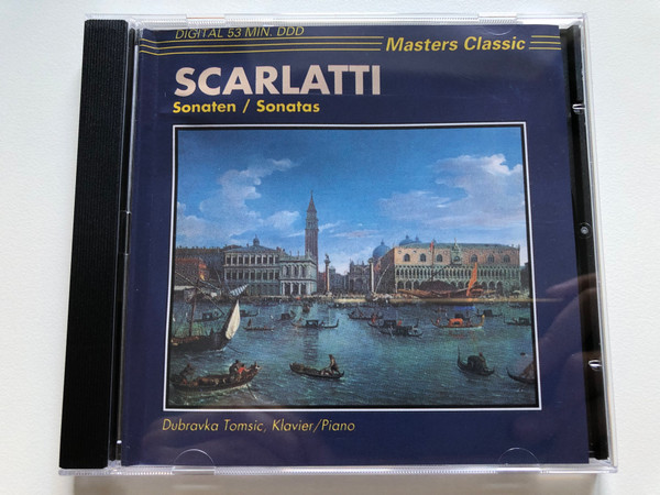 Scarlatti - Sonaten = Sonatas / Dubravka Tomsic - piano / Masters Classic Audio CD Stereo / CLS 4206 