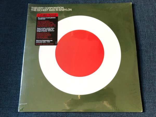 Thievery Corporation – The Richest Man In Babylon / 2 LP Vinyl Package / Eighteenth Street Lounge Music 2x LP 2014 / ESL061LP