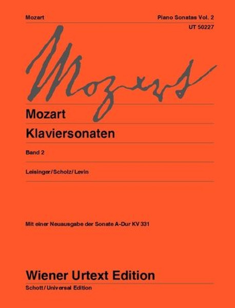 Mozart, Wolfgang Amadeus: Klaviersonaten Band 2 / Edited by Leisinger, Ulrich / Universal Edition / Szerkesztette Leisinger, Ulrich 