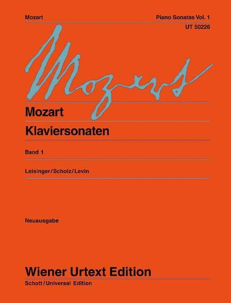 Mozart, Wolfgang Amadeus: Klaviersonaten Band 1 / Nach den Quellen / Universal Edition