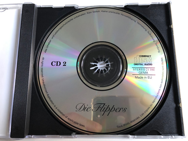 Die Flippers – Unser Lied Fur Dich - CD 2 / Acapulco; Summer Lady; Schenk Mir Deine Liebe; Aus Liebe Weint Man Nicht; Adios My Love; Elisa; Mitternacht In Trinidad / Exclusiv Audio CD Stereo / 21 184