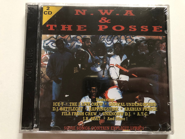 N.W.A & The Posse / Featuring: Ice T; The 2 Live Crew; Digital Underground; D.J. Battlecat; Rappingstine; Arabian Prince; Fila Fresh Crew; Unknow D. J.; A. T. C.; J. B. Beat; And More! / Dance Factory 2x Audio CD 1995 / DFR 01-2181-2