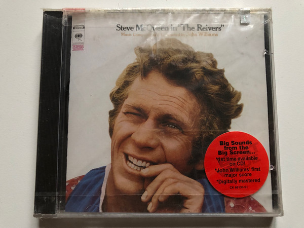 Steve McQueen in ''The Reivers'' - Music Composed and Conducted by John Williams / Big Sounds from the Big Screen... 1st Time available on CD! / John Williams' first major score. Digitally mastered / Legacy Audio CD 1995 / CK 66130