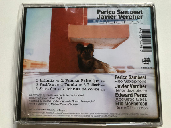 Perico Sambeat & Javier Vercher – Infinita / Fresh Sound New Talent Audio CD 2009 / FSNT 351
