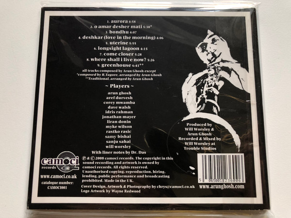 Arun Ghosh – Northern Namaste / camoci records Audio CD 2008 / CAMOCI001