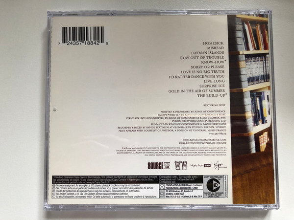 Kings Of Convenience – Riot On An Empty Street / Source Audio CD 2004 / 0724357188425