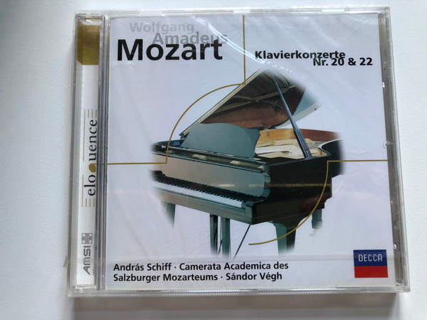 Wolfgang Amadeus Mozart - Klavierkonzerte Nr. 20 & 22 - Andras Schiff, Camerata Academica des Salzburger Mozarteums, Sandor Vegh / Decca Audio CD 1991 / 476 7845