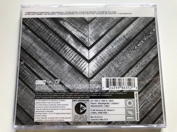 Phoenix – Alphabetical / Source Audio CD 2004 / 724359863528 