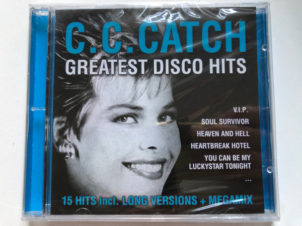 C.C.Catch – Greatest Disco Hits / 15 Hits incl. Long Versions + Megamix / V. I. P., Soul Survivor, Heaven And Hell, Heartbreak Hotel, You Can Be My Luckystar Tonight.... / Audio CD / ML141